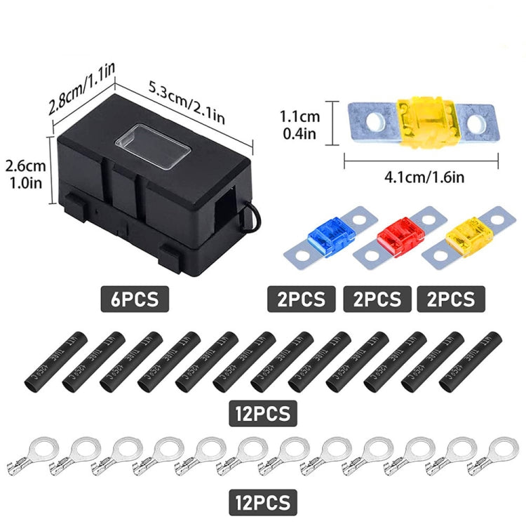 6 in 1 ANS Car Fuse Holder Fuse Box-Reluova