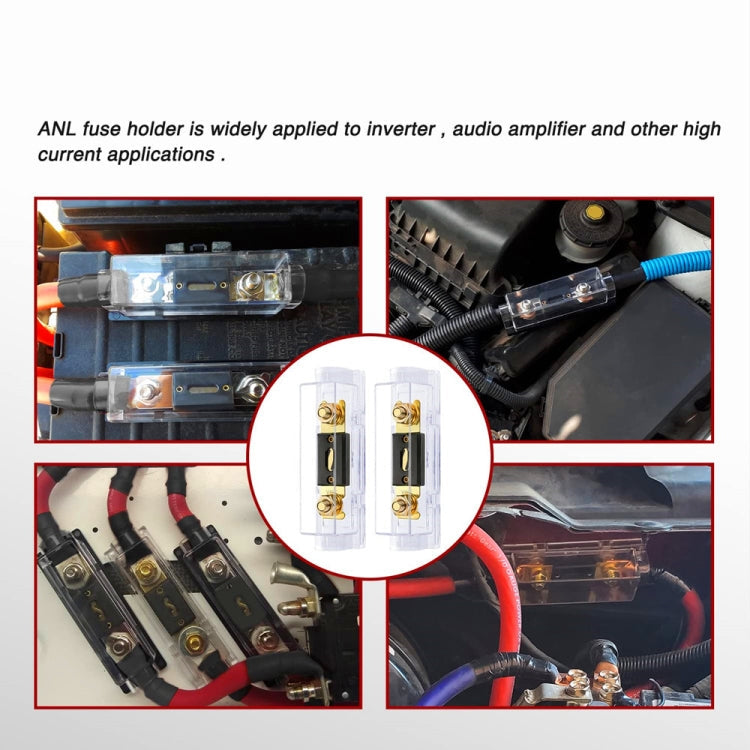 2 in 1 ANL Car Fuse Holder Electrical Protection Insulating Cover-Reluova