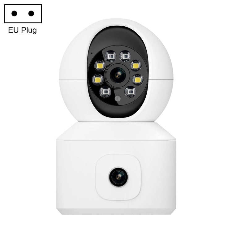 ESCAM QF010 2x2MP Dual Lens Dual Screen Surveillance WiFi Camera Support Two-way Voice & Motion Detection