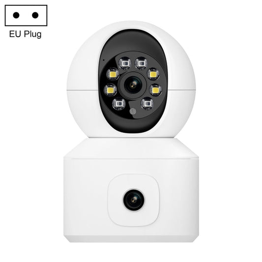 ESCAM QF010 2x2MP Dual Lens Dual Screen Surveillance WiFi Camera Support Two-way Voice & Motion Detection Reluova