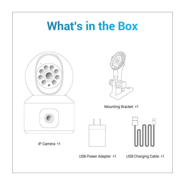 ESCAM QF010 2x2MP Dual Lens Dual Screen Surveillance WiFi Camera Support Two-way Voice & Motion Detection Reluova