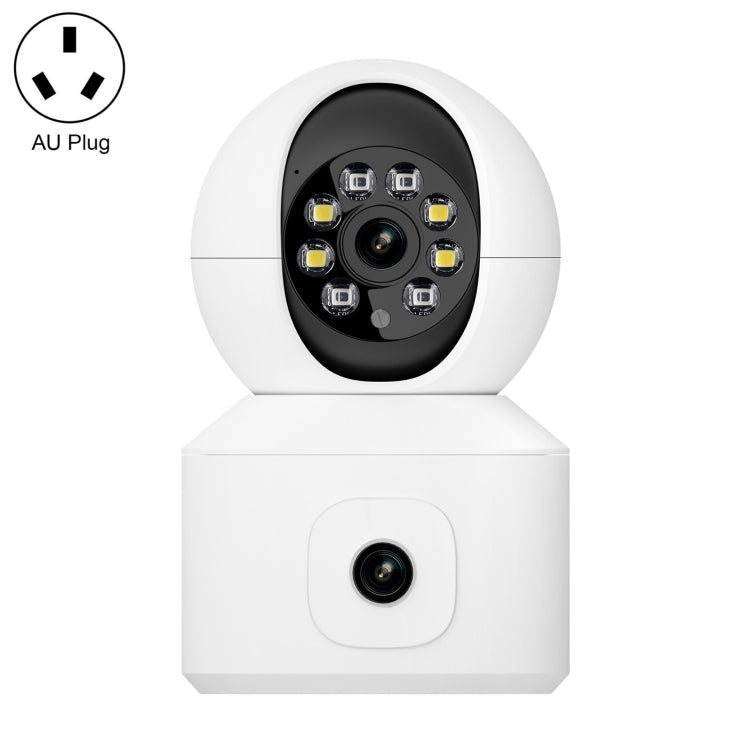 ESCAM QF010 2x2MP Dual Lens Dual Screen Surveillance WiFi Camera Support Two-way Voice & Motion Detection