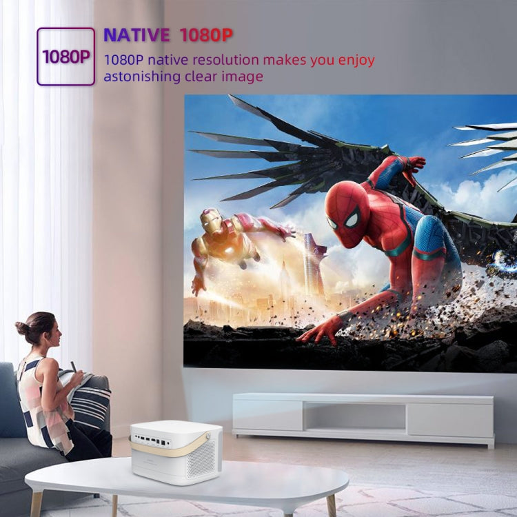 WOWOTO F8Plus DLP DMD 0.33 inch 1920 x 1080 4K 800ANSI RGBB LED Smart Projector