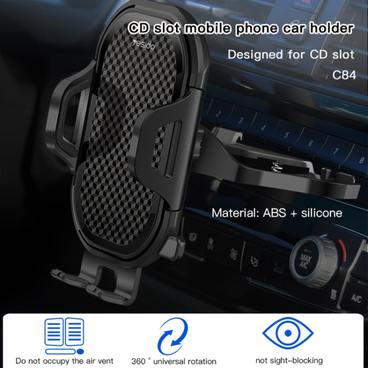 Yesido C84 360 Degree Rotating CD Port Car Phone Holder ÎҵÄÉ̵ê