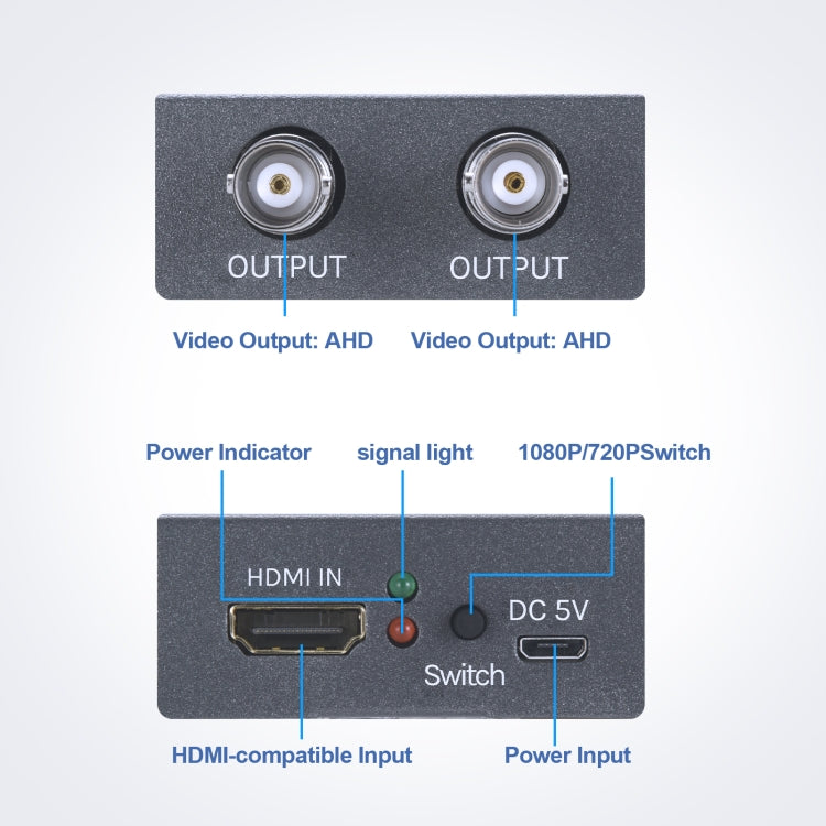 NK-C9 HDMI to AHD 1080P HD Video Converter