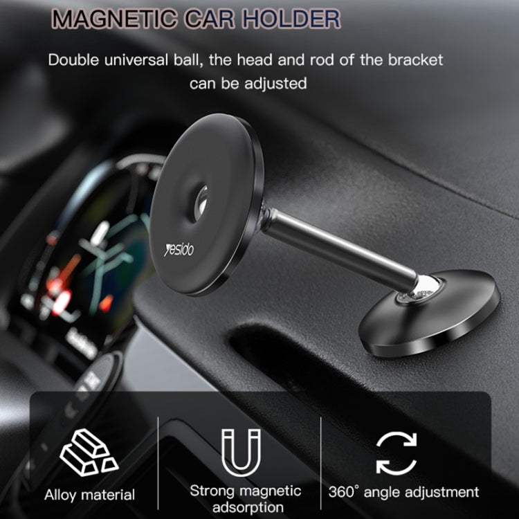 Yesido C93 720 Degree Rotation Dual Ball Paste Magsafe Magnetic Car Phone Holder ÎҵÄÉ̵ê