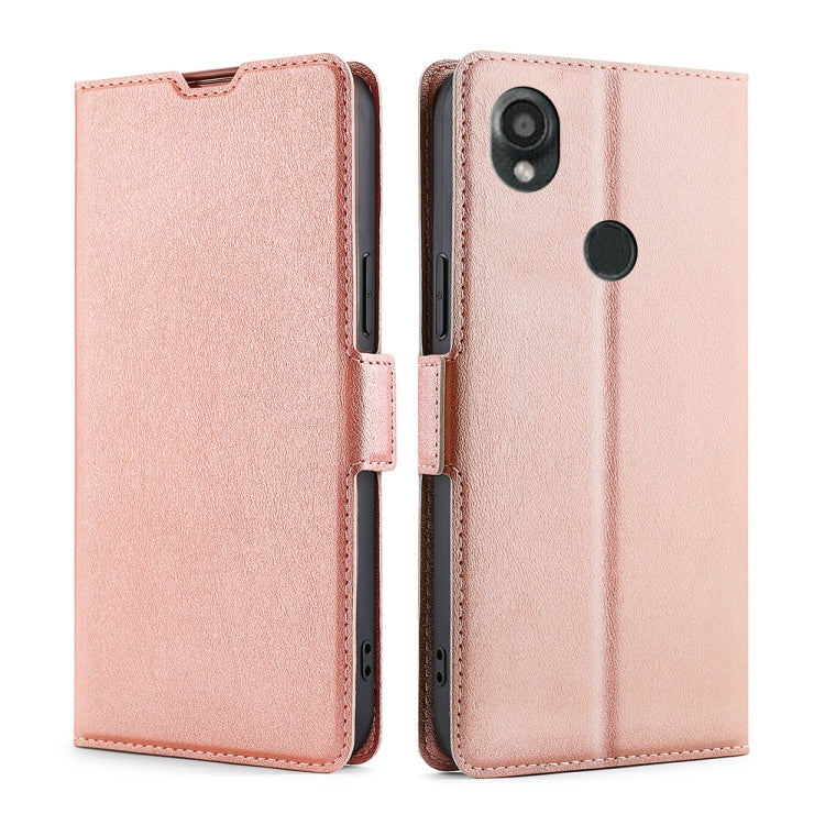 Ultra-thin Voltage Side Buckle Horizontal Flip Leather Phone Case My Store