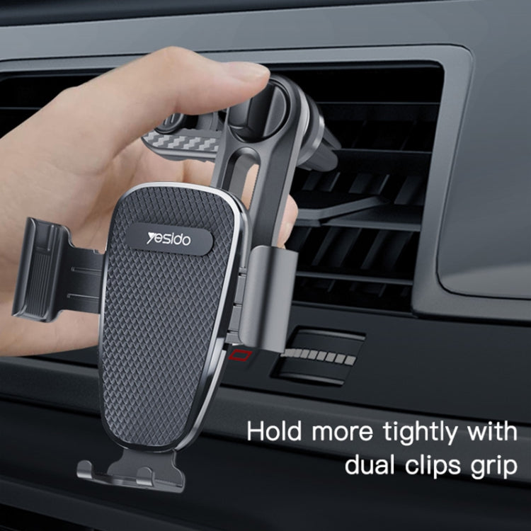 Yesido C105 Car Air Outlet Dual Clip Mobile Phone Navigation Holder ÎҵÄÉ̵ê