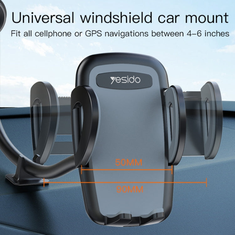 Yesido C108 360 Degree Rotation Car Windshield Suction Cup Phone Holder