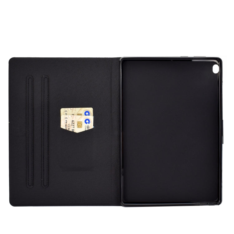 Colored Drawing Horizontal Flip Leather Case with Holder & Card Slots & Sleep / Wake-up Function My Store