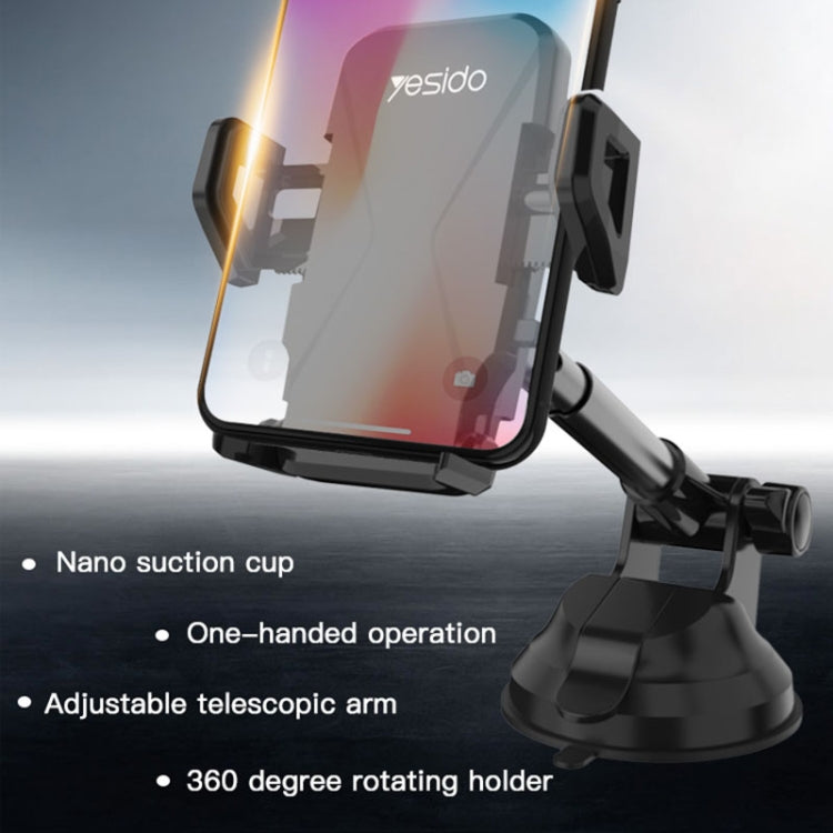 Yesido C40 Car Foldable 360 Degree Rotation Automatic Clip Phone Holder ÎҵÄÉ̵ê