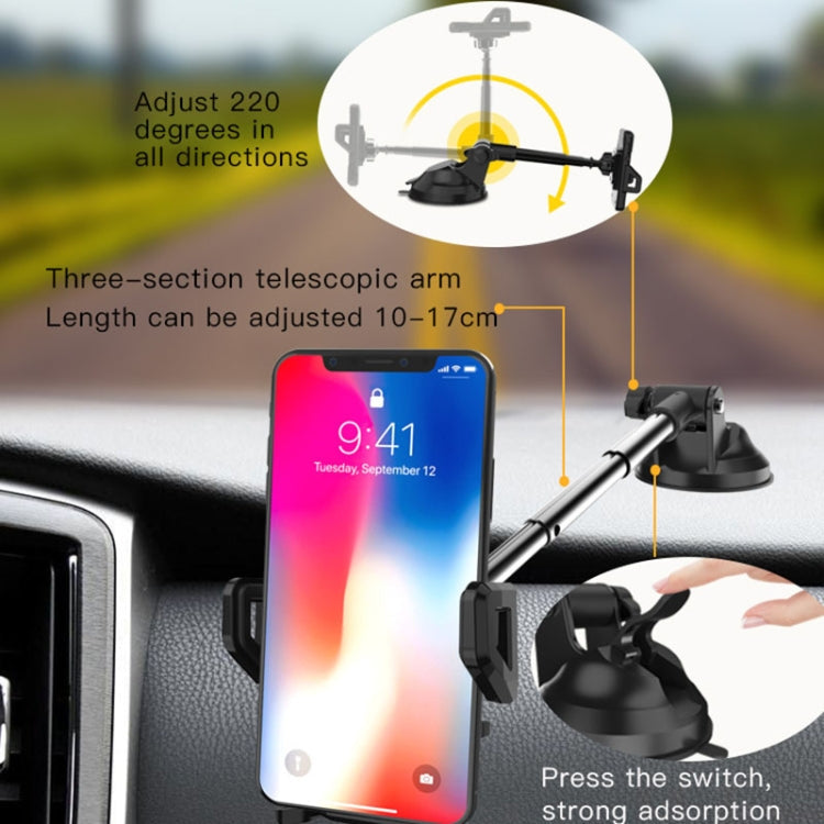 Yesido C40 Car Foldable 360 Degree Rotation Automatic Clip Phone Holder ÎҵÄÉ̵ê