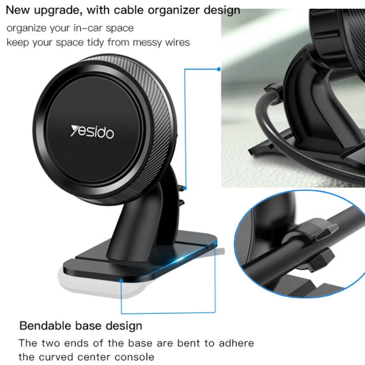 Yesido C60 Car 360 Degree Rotation Magnetic Phone Holder ÎҵÄÉ̵ê