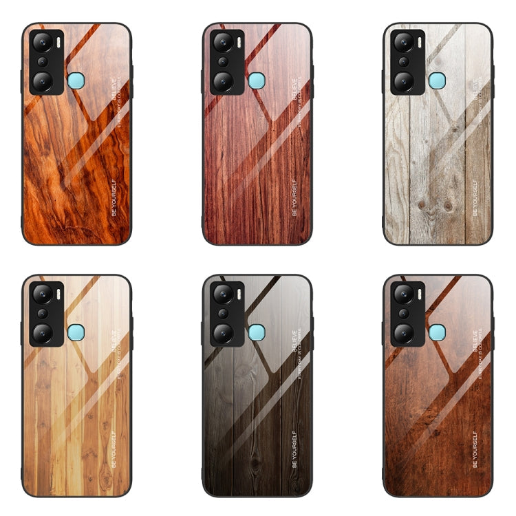 Wood Grain Glass Phone Case