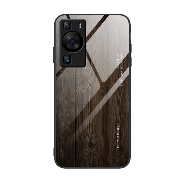 Wood Grain Glass Phone Case