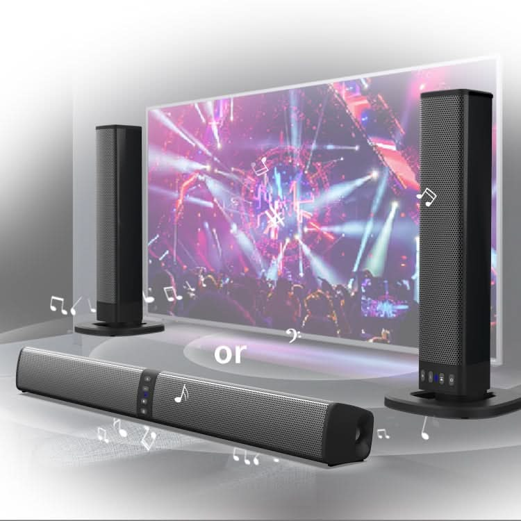 BS-36 20W Multi-Function 3D Stereo Surround Bluetooth Speaker Subwoofer Soundbar