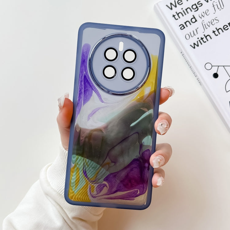 Oil Painting Electroplating TPU Phone Case