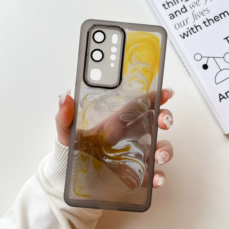 Oil Painting Electroplating TPU Phone Case