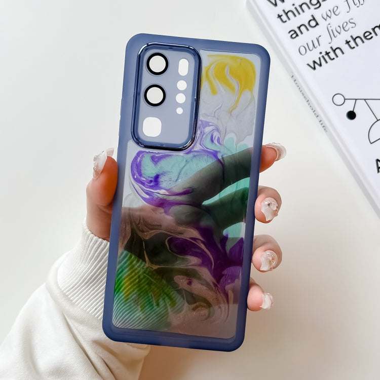 Oil Painting Electroplating TPU Phone Case