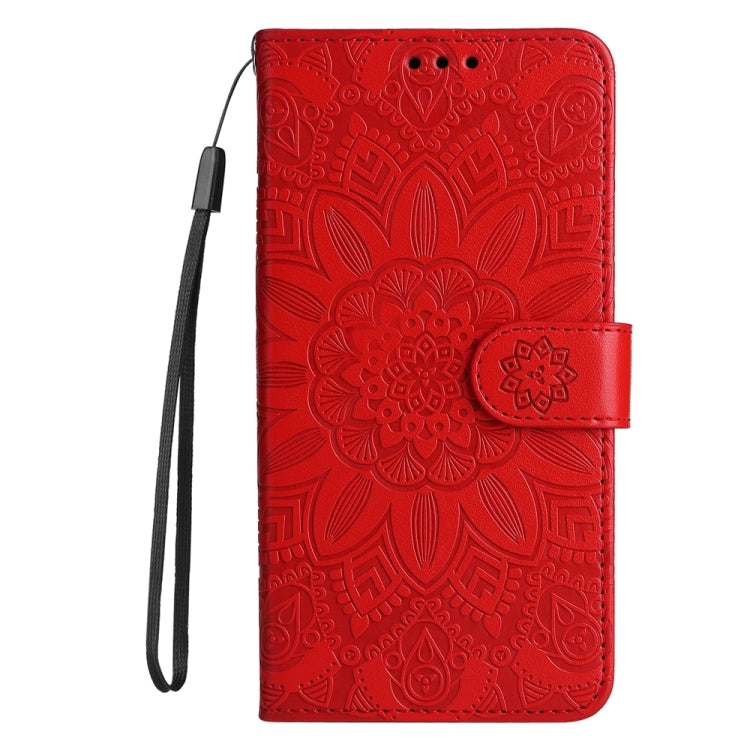 Embossed Sunflower Leather Phone Case, Series 1