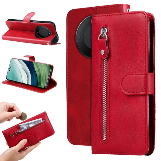 Calf Texture Zipper Leather Phone Case, Series 2