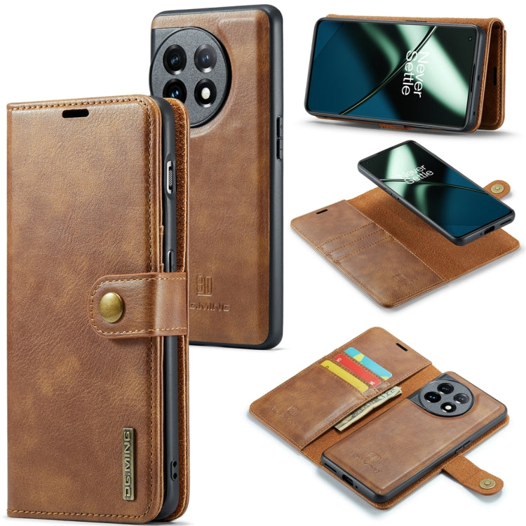 DG.MING Crazy Horse Texture Detachable Magnetic Leather Case My Store