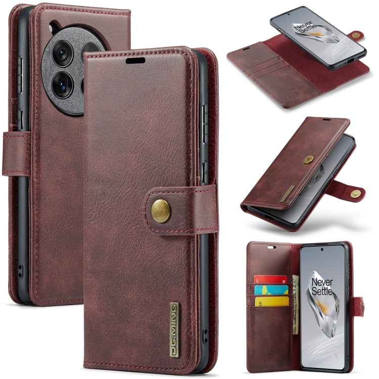 DG.MING Crazy Horse Texture Detachable Magnetic Leather Case My Store