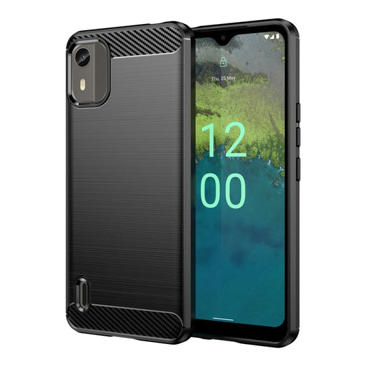 Brushed Texture Carbon Fiber TPU Phone Case My Store