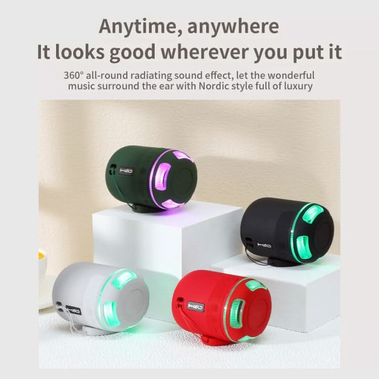 T&G TG294 TWS LED Mini Portable Wireless Stereo Sound Outdoor Speaker