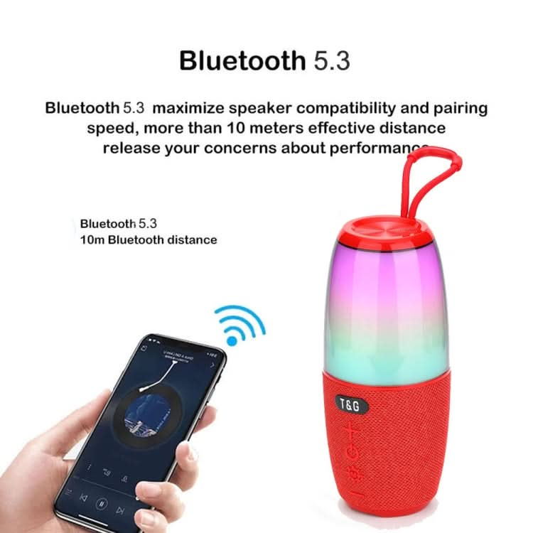 T&G TG644 5W High Power RGB Light Portable Bluetooth Speaker