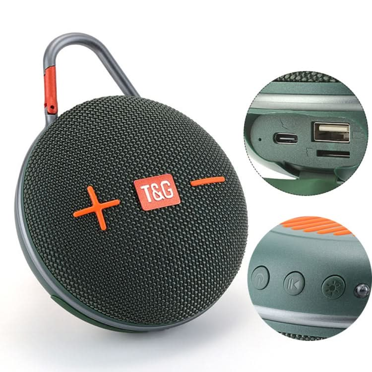 T&G TG648 TWS Outdoor Mini Portable Wireless Bluetooth Speaker with LED Light