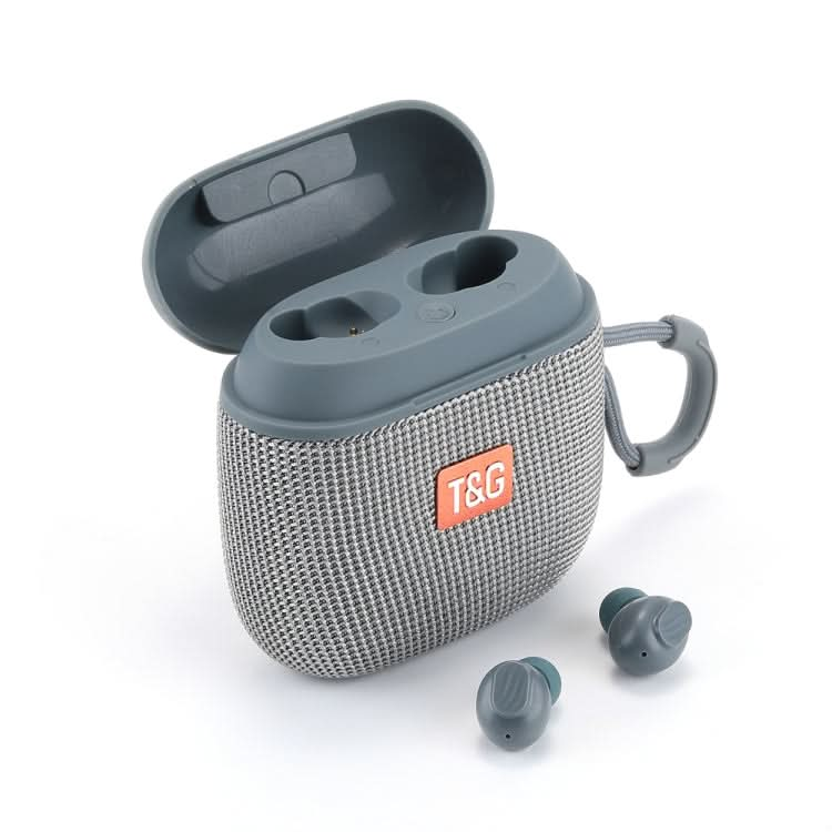 T&G TG809 2 in 1 Portable Outdoor Wireless Speaker & Mini TWS Bluetooth Earbuds