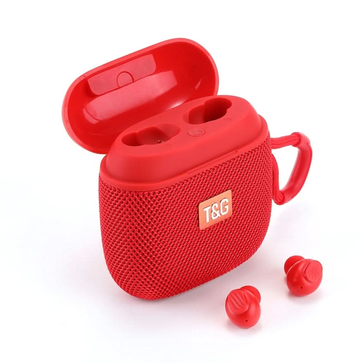 T&G TG809 2 in 1 Portable Outdoor Wireless Speaker & Mini TWS Bluetooth Earbuds