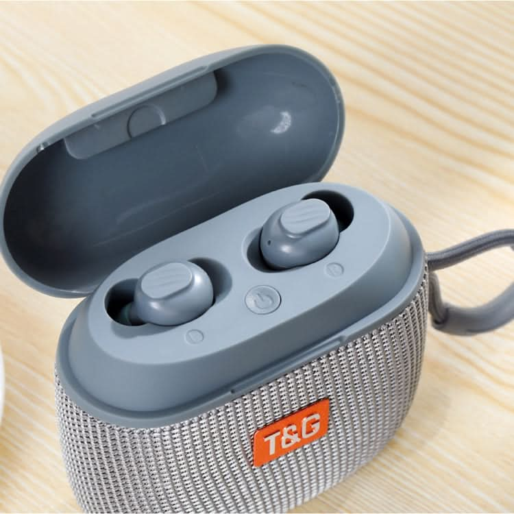 T&G TG809 2 in 1 Portable Outdoor Wireless Speaker & Mini TWS Bluetooth Earbuds