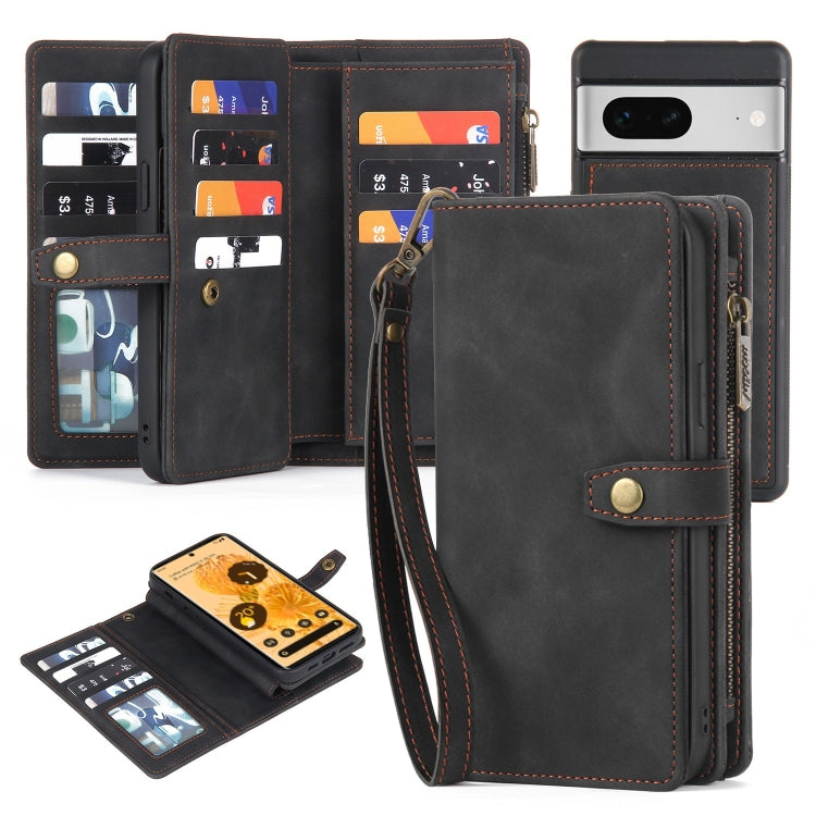 Zipper Wallet Detachable Magnetic Leather Phone Case My Store