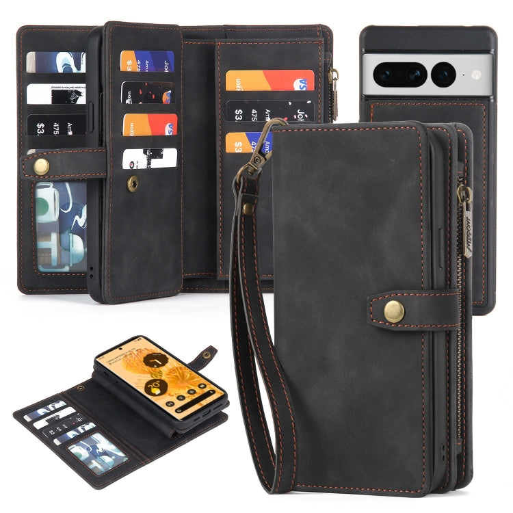 Zipper Wallet Detachable Magnetic Leather Phone Case My Store