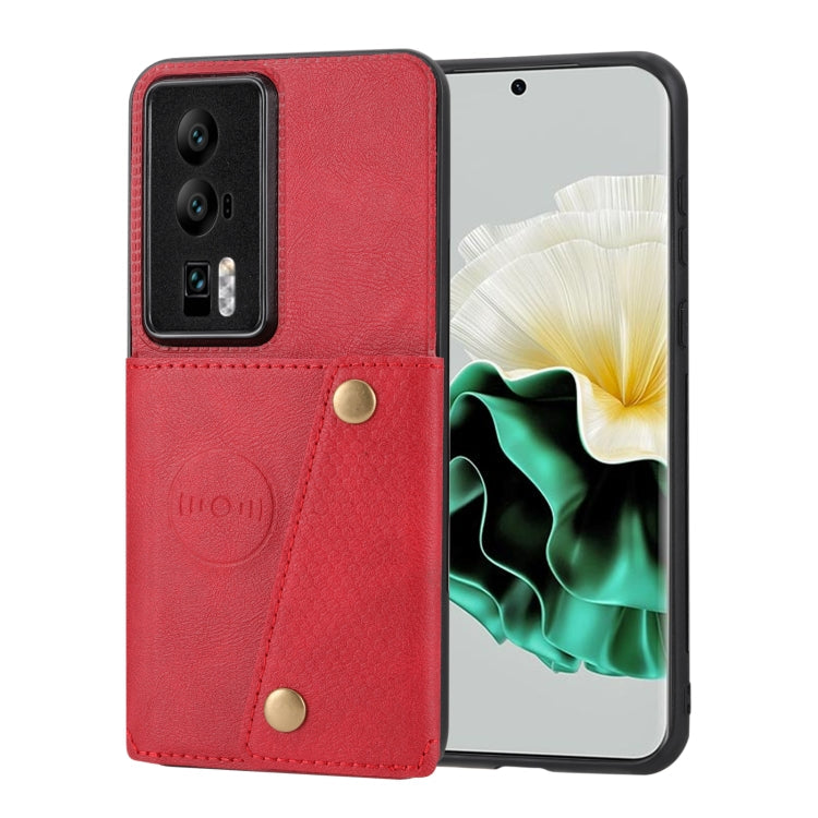 Double Buckle Magnetic PU+TPU Phone Case My Store