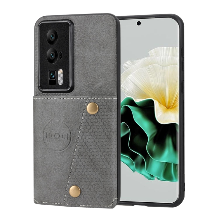 Double Buckle Magnetic PU+TPU Phone Case My Store