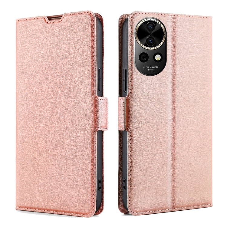 Ultra-thin Voltage Side Buckle Horizontal Flip Leather Phone Case, Series 1