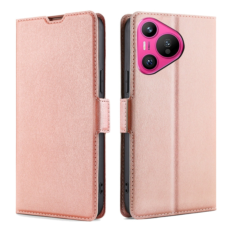 Ultra-thin Voltage Side Buckle Horizontal Flip Leather Phone Case, Series 1