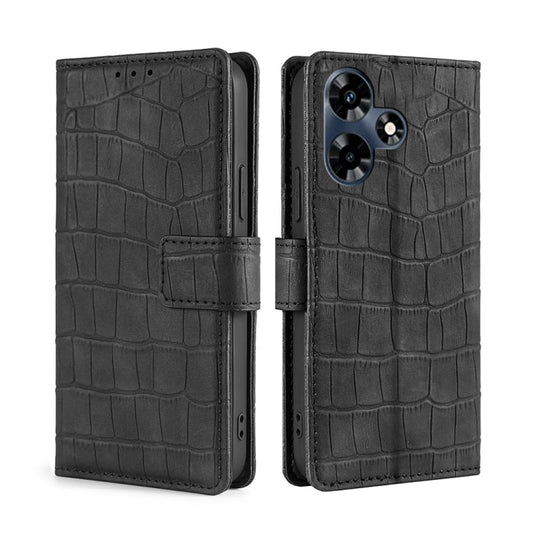 Skin Feel Crocodile Magnetic Clasp Leather Phone Case