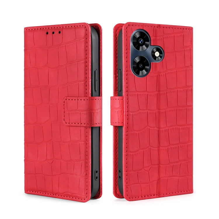 Skin Feel Crocodile Magnetic Clasp Leather Phone Case My Store