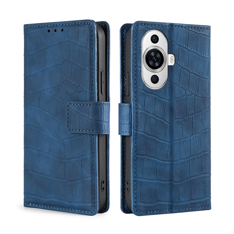 Skin Feel Crocodile Magnetic Clasp Leather Phone Case, Series 1