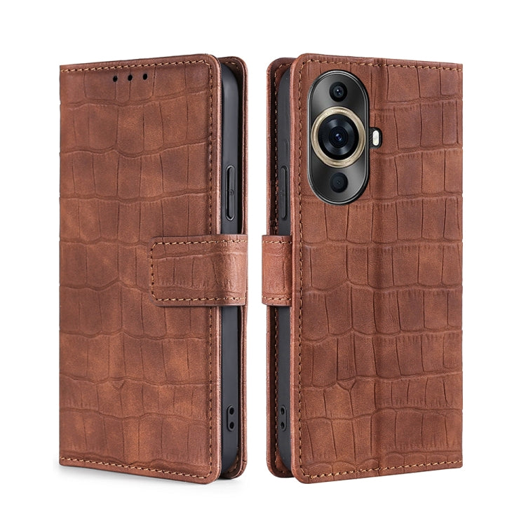 Skin Feel Crocodile Magnetic Clasp Leather Phone Case, Series 2 My Store