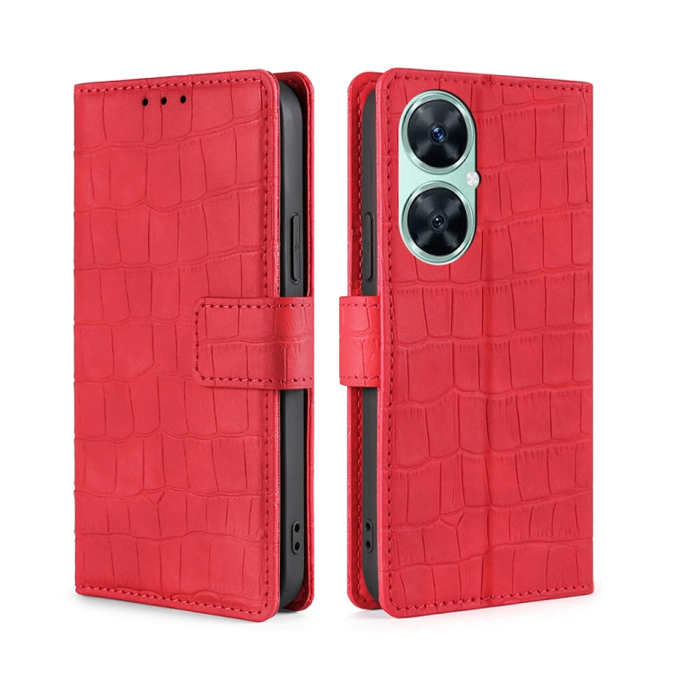 Skin Feel Crocodile Magnetic Clasp Leather Phone Case, Series 1