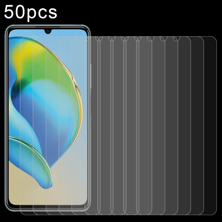 50pcs 0.26mm 9H 2.5D Tempered Glass Film-Reluova