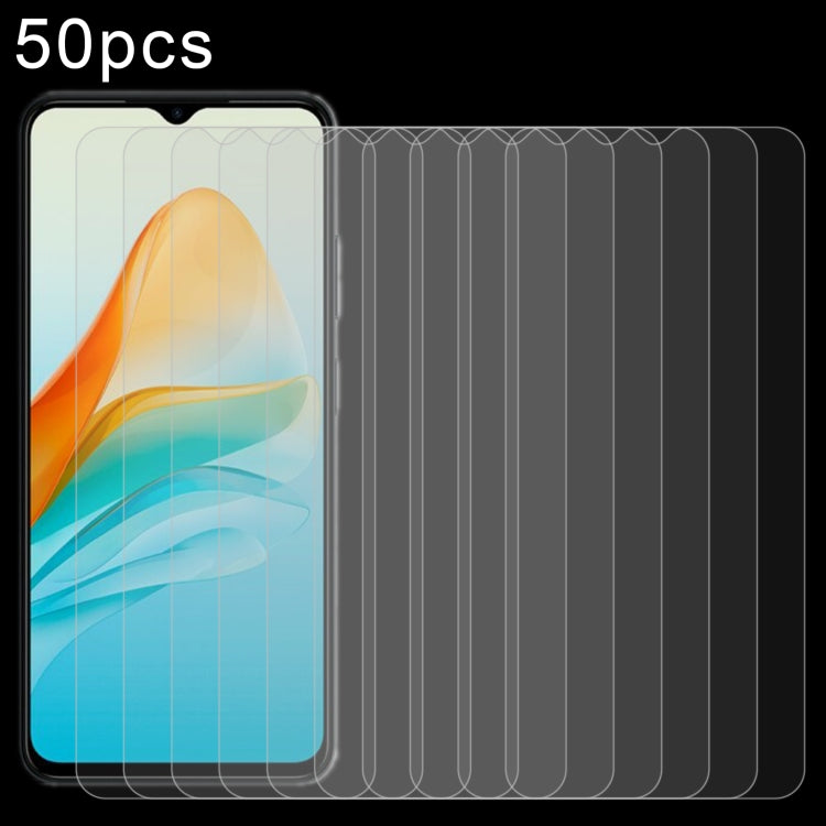 50pcs 0.26mm 9H 2.5D Tempered Glass Film-Reluova