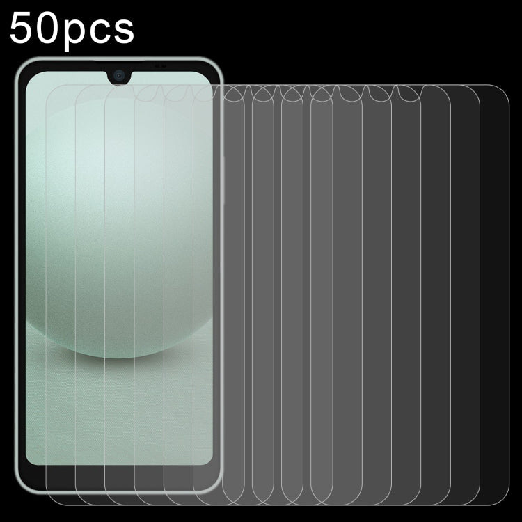 50pcs 0.26mm 9H 2.5D Tempered Glass Film