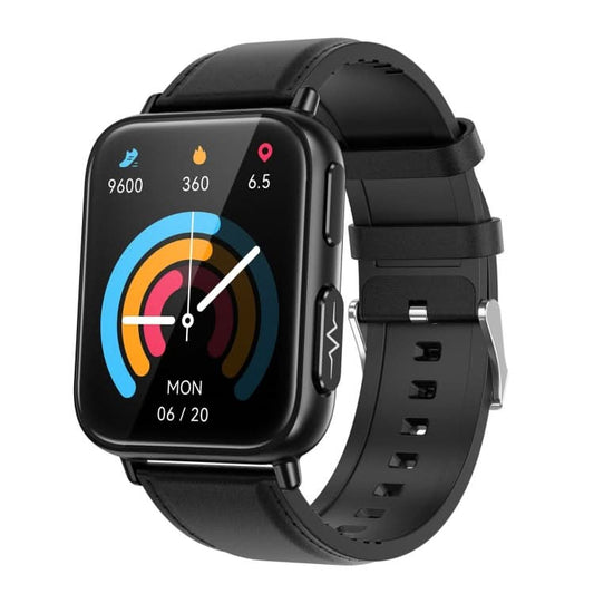 TK10 1.91 inch IP68 Waterproof Leather Band Smart Watch Supports AI Medical Diagnosis/ Blood Oxygen / Body Temperature Monitoring