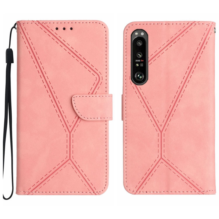 Stitching Embossed Leather Phone Case, Series 2